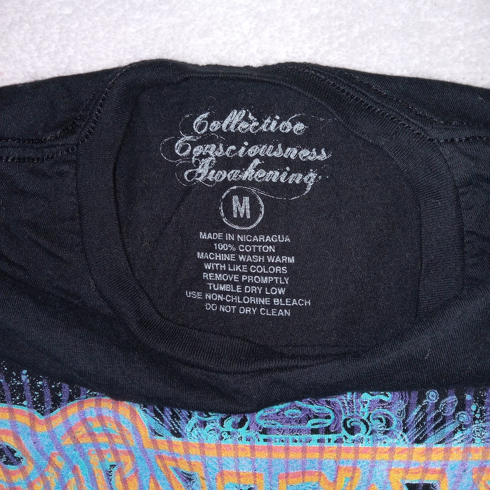 Santana "Spiritual Soul" T-Shirt Collective Consciousness Awakening Sz M Trippy - Picture 12 of 12